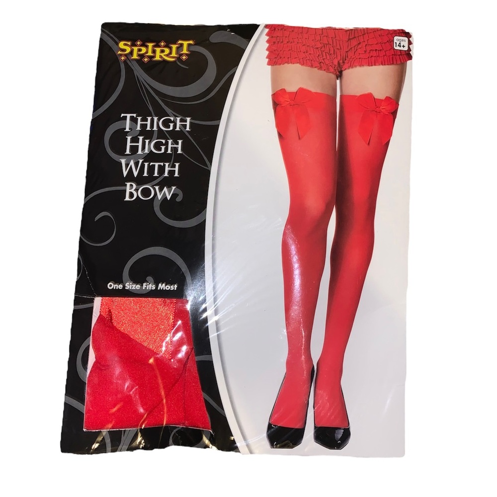 Thigh high with bow